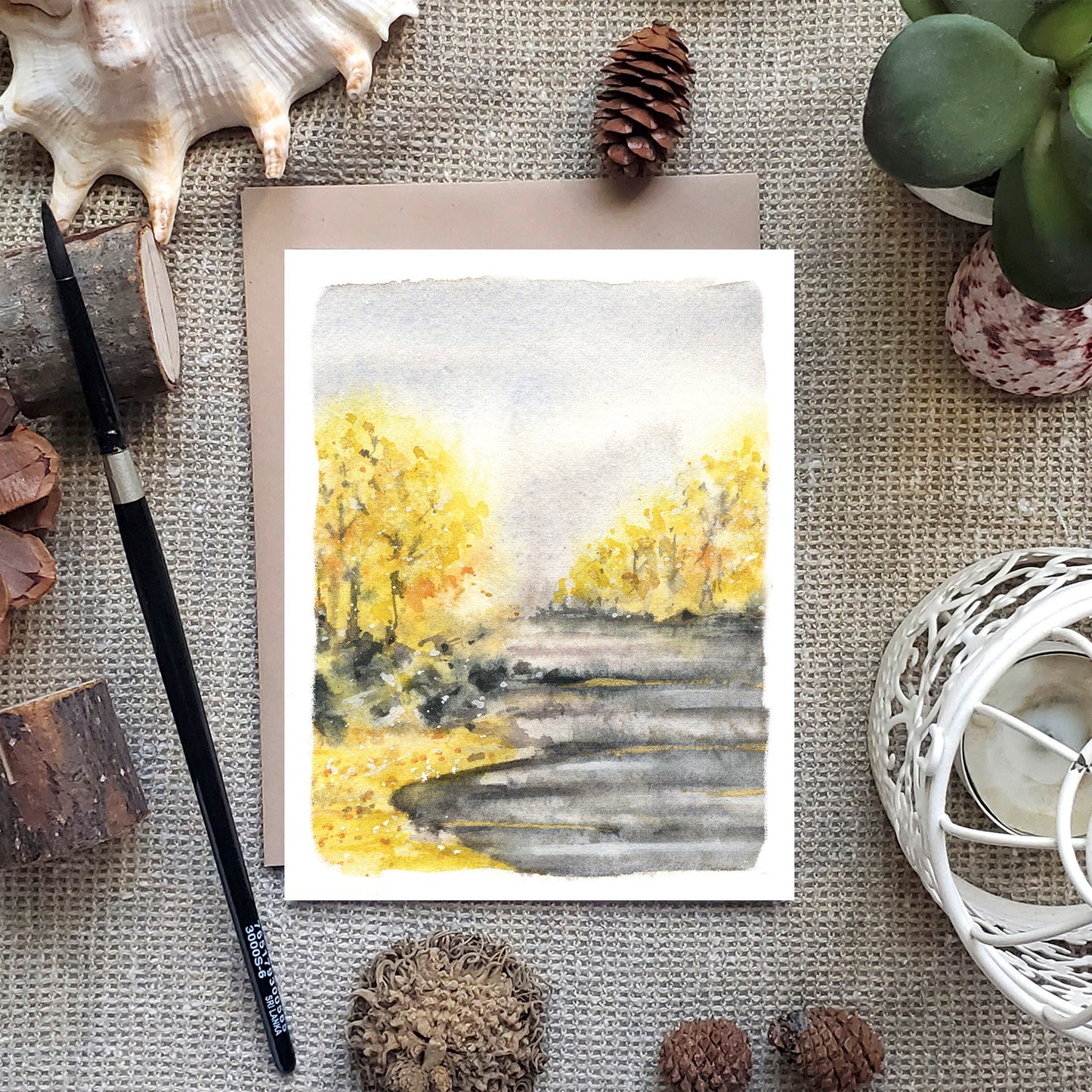 Arkansas River in the Fall | Greeting Card