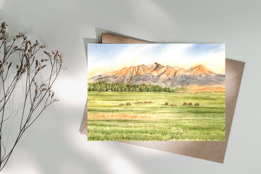 Blanca Peak | Colorado 14ners | Greeting Card