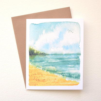 Abstract Landscape 04 | Mixed Greeting Card Set of 8 Greeting Card