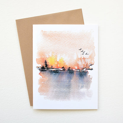 Dawn at the Beach | Greeting Card