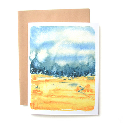Abstract Landscape 04 | Mixed Greeting Card Set of 8 Greeting Card