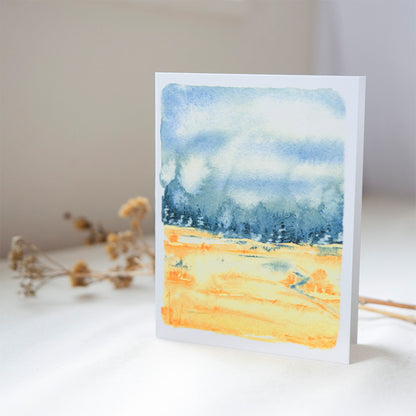 Fall Meadow | Greeting Card