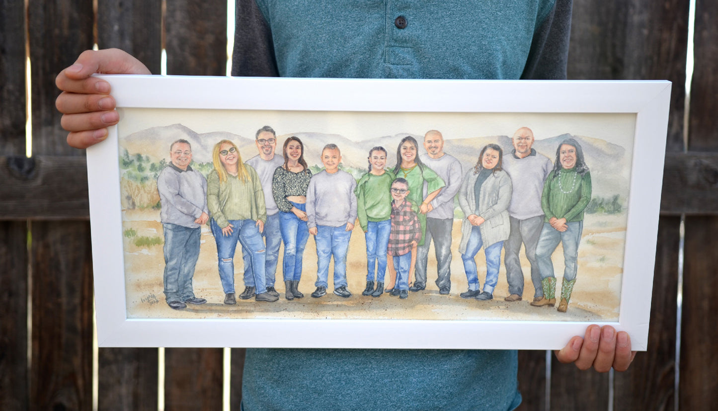 Commissioned Watercolor Painting