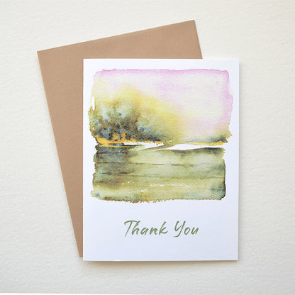 Green Pasture | Thank You | Greeting Card