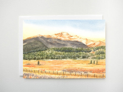 Longs Peak | Colorado 14ners | Greeting Card