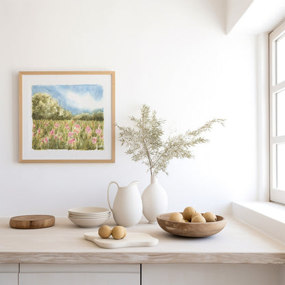 Milkweeds in the Field | Art Print