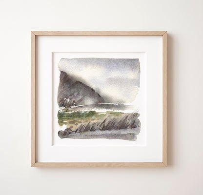 Misty Headland | Art Print