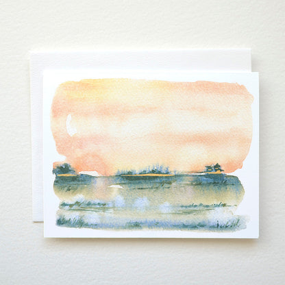 Abstract Landscape 04 | Mixed Greeting Card Set of 8 Greeting Card