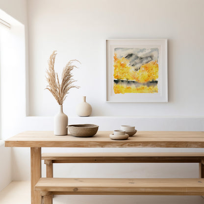 Mountains in the Fall | Art Print