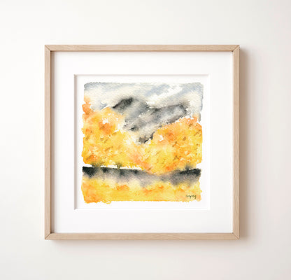 Mountains in the Fall | Art Print