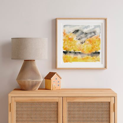 Mountains in the Fall | Art Print