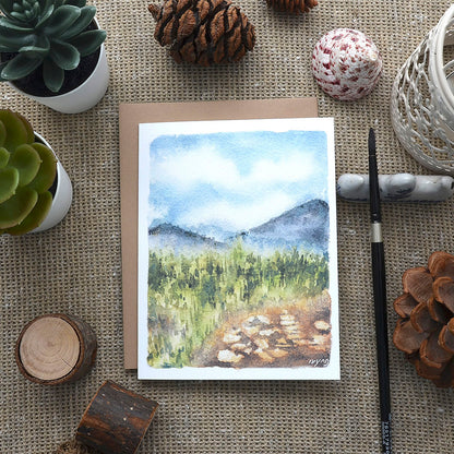 mountain forest in the summer 02