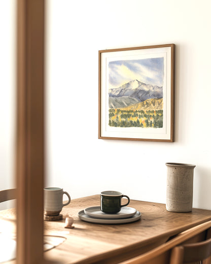 Pikes Peak in the Fall | Art Print
