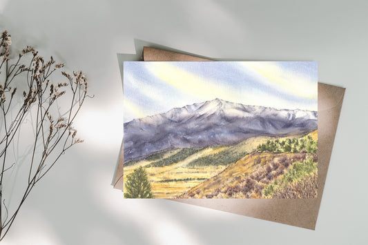 Pikes Peak | Colorado 14ners | Greeting Card