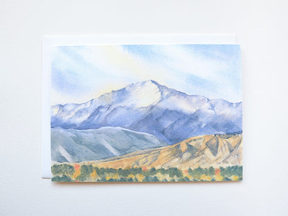Pikes Peak in the Fall | Greeting Card