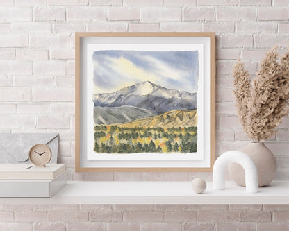 Pikes Peak in the Fall | Art Print