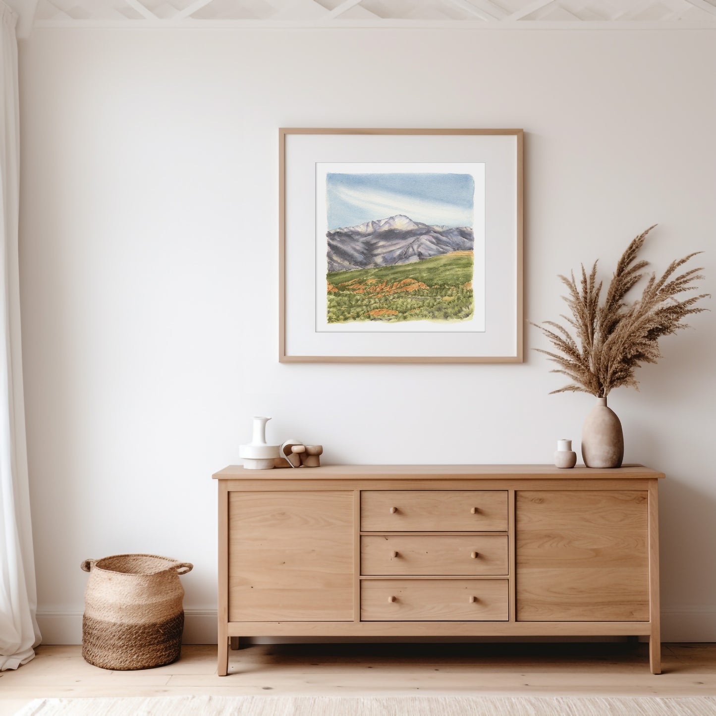 Pikes Peak in the Garden | Colorado Springs | Art Print