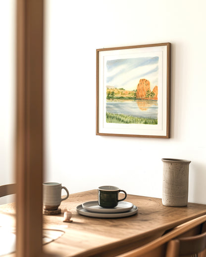Red Rock Open Space | Art Print