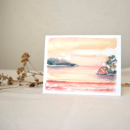Rock by the Lake | Greeting Card