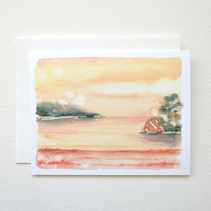 Abstract Landscape 04 | Mixed Greeting Card Set of 8 Greeting Card