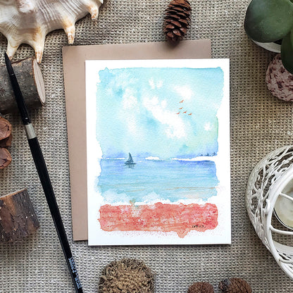 Summer Beach | Greeting Card