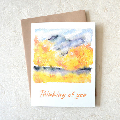 Mountains in the Fall | Thinking of You | Greeting Card